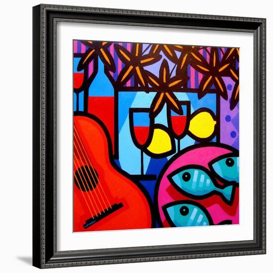 Still Life with Guitar-John Nolan-Framed Giclee Print