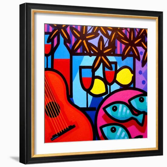 Still Life with Guitar-John Nolan-Framed Giclee Print