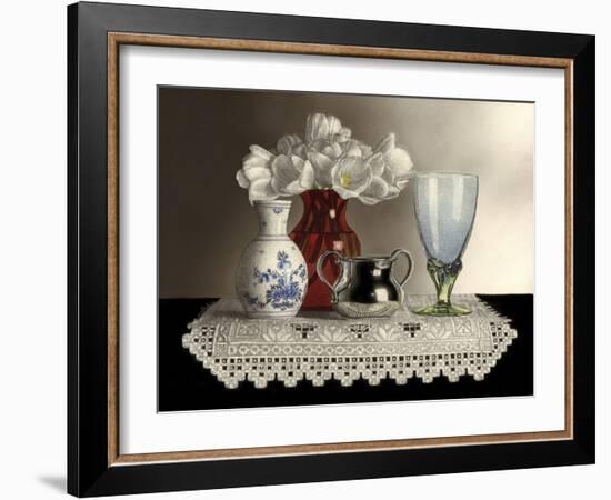 Still Life with Hardanger-Sandra Willard-Framed Giclee Print