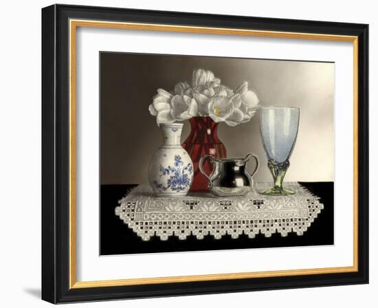 Still Life with Hardanger-Sandra Willard-Framed Giclee Print