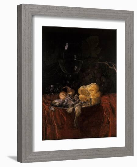 Still Life with Herring-Willem van Aelst-Framed Giclee Print