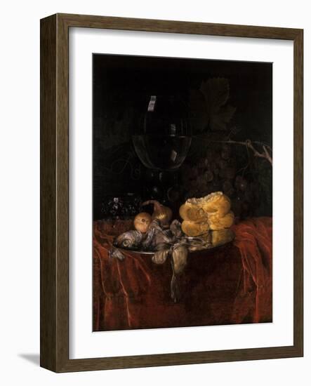 Still Life with Herring-Willem van Aelst-Framed Giclee Print