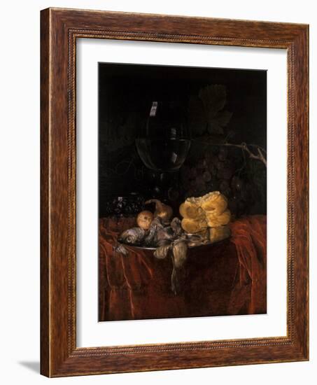 Still Life with Herring-Willem van Aelst-Framed Giclee Print