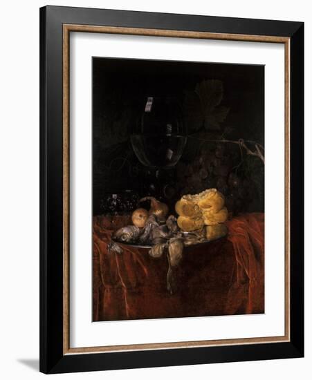 Still Life with Herring-Willem van Aelst-Framed Giclee Print