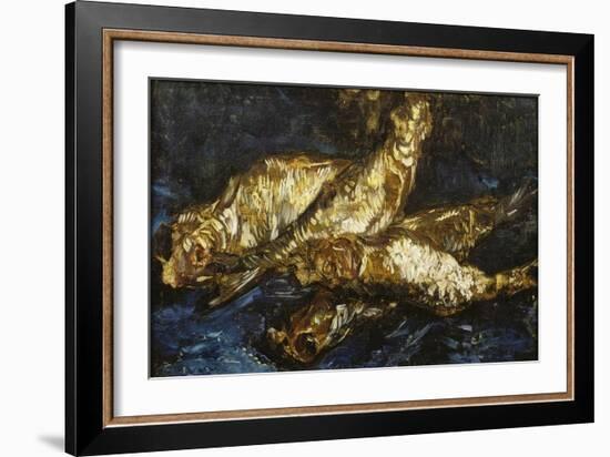 Still Life with Herrings, 1886-Vincent van Gogh-Framed Giclee Print