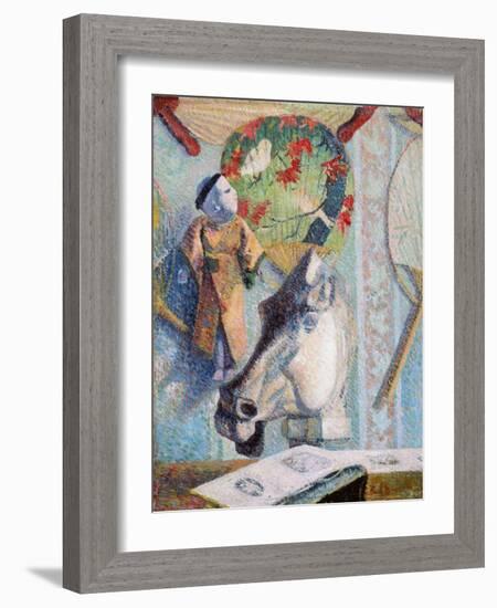 Still Life with Horse's Head by Paul Gauguin-Paul Gauguin-Framed Giclee Print