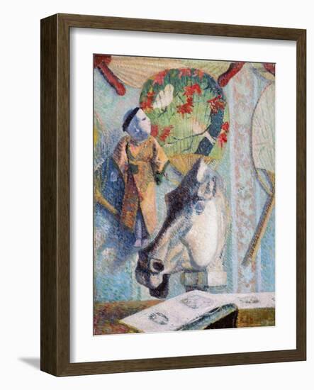 Still Life with Horse's Head by Paul Gauguin-Paul Gauguin-Framed Giclee Print