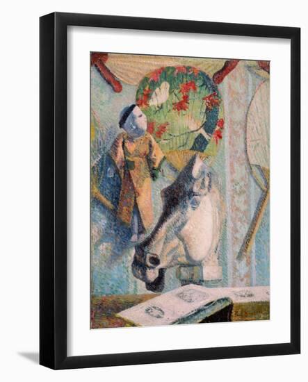 Still Life with Horse's Head-Paul Gauguin-Framed Giclee Print