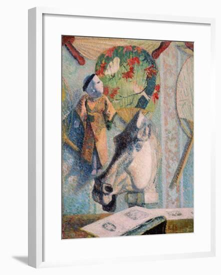 Still Life with Horse's Head-Paul Gauguin-Framed Giclee Print