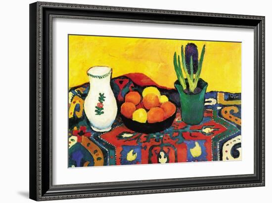 Still Life with Hyacinthe-Auguste Macke-Framed Premium Giclee Print