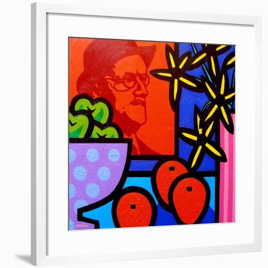 Still Life with James Joyce-John Nolan-Framed Giclee Print