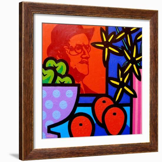 Still Life with James Joyce-John Nolan-Framed Giclee Print