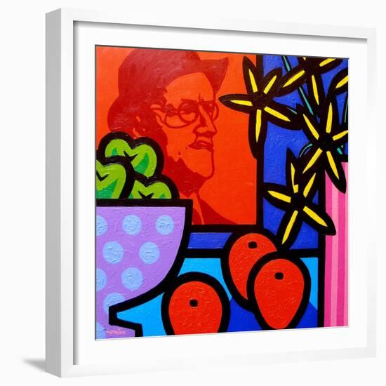 Still Life with James Joyce-John Nolan-Framed Giclee Print