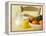 Still Life with Juice, Fruit, Milk and Cornflakes-Kai Schwabe-Framed Premier Image Canvas