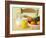 Still Life with Juice, Fruit, Milk and Cornflakes-Kai Schwabe-Framed Photographic Print