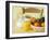 Still Life with Juice, Fruit, Milk and Cornflakes-Kai Schwabe-Framed Photographic Print