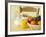 Still Life with Juice, Fruit, Milk and Cornflakes-Kai Schwabe-Framed Photographic Print