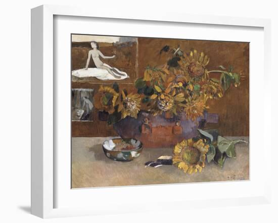 Still Life with "L'Esperance", 1901-Paul Gauguin-Framed Giclee Print