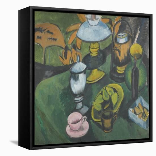 Still Life with Lamp-Ernst Ludwig Kirchner-Framed Premier Image Canvas