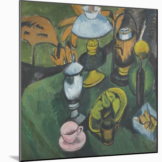 Still Life with Lamp-Ernst Ludwig Kirchner-Mounted Giclee Print