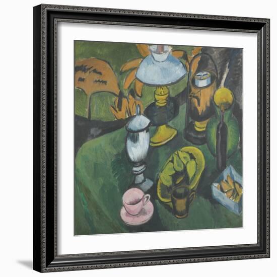 Still Life with Lamp-Ernst Ludwig Kirchner-Framed Giclee Print