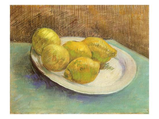 still life with lemons
