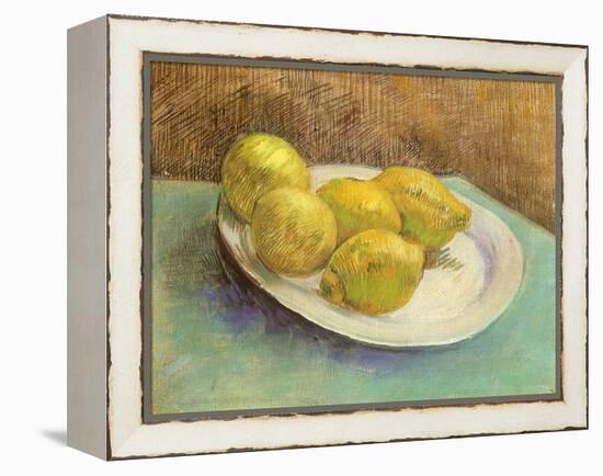 Still Life with Lemons on a Plate, 1887-Vincent van Gogh-Framed Premier Image Canvas