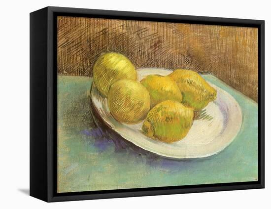 Still Life with Lemons on a Plate, 1887-Vincent van Gogh-Framed Premier Image Canvas