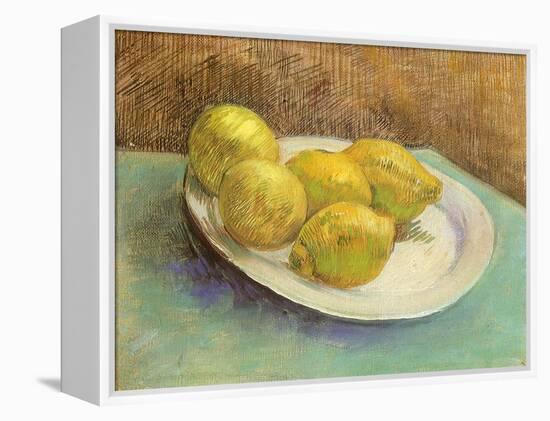 Still Life with Lemons on a Plate, 1887-Vincent van Gogh-Framed Premier Image Canvas