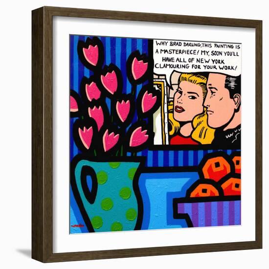 Still Life with Lichtenstein-John Nolan-Framed Giclee Print