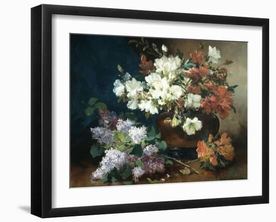 Still Life with Lilac-Eugene Henri Cauchois-Framed Giclee Print