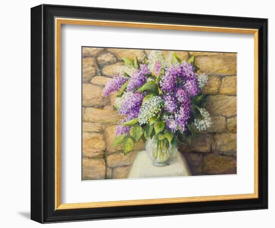 Still Life With Lilacs-kirilstanchev-Framed Premium Giclee Print