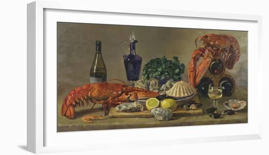 Still Life With Lobsters-Valeriy Chuikov-Framed Giclee Print