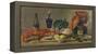 Still Life With Lobsters-Valeriy Chuikov-Framed Stretched Canvas