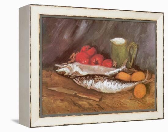 Still Life with Mackerel, 1886-Vincent van Gogh-Framed Premier Image Canvas