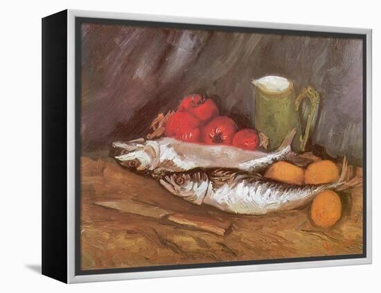 Still Life with Mackerel, 1886-Vincent van Gogh-Framed Premier Image Canvas