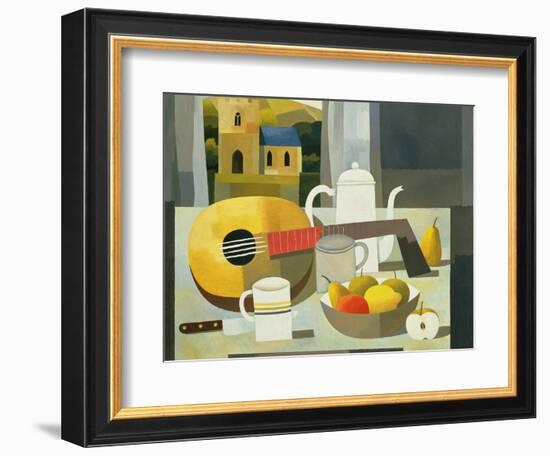 Still Life with Mandolin, 1999-Reg Cartwright-Framed Giclee Print