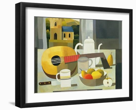 Still Life with Mandolin, 1999-Reg Cartwright-Framed Giclee Print