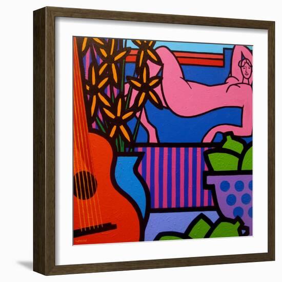 Still Life with Matisse 1-John Nolan-Framed Giclee Print