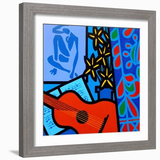 Still Life with Matisse 2-John Nolan-Framed Giclee Print