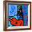 Still Life with Matisse 2-John Nolan-Framed Giclee Print