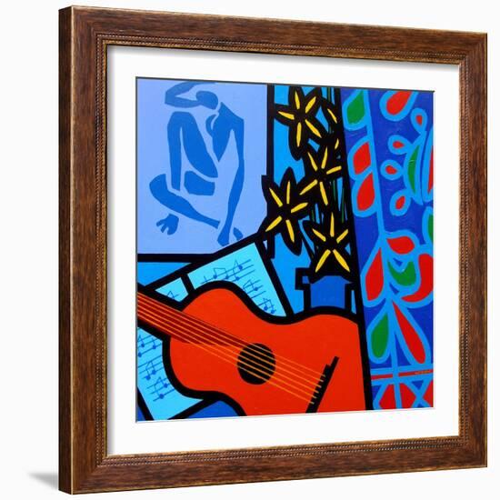 Still Life with Matisse 2-John Nolan-Framed Giclee Print