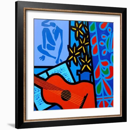 Still Life with Matisse 2-John Nolan-Framed Giclee Print