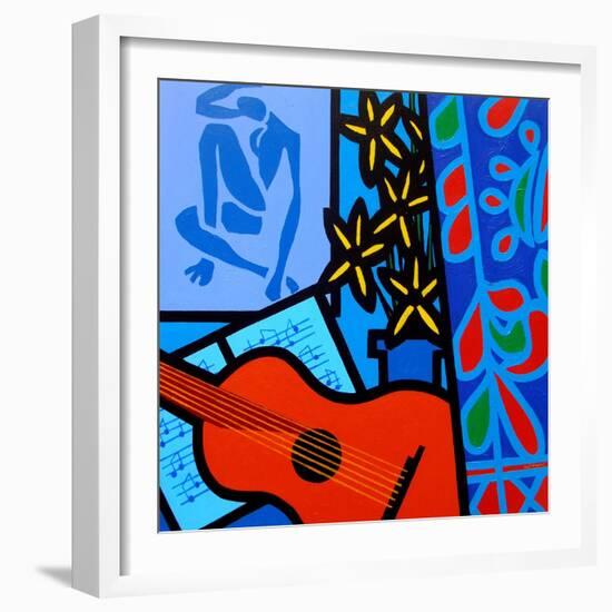 Still Life with Matisse 2-John Nolan-Framed Giclee Print