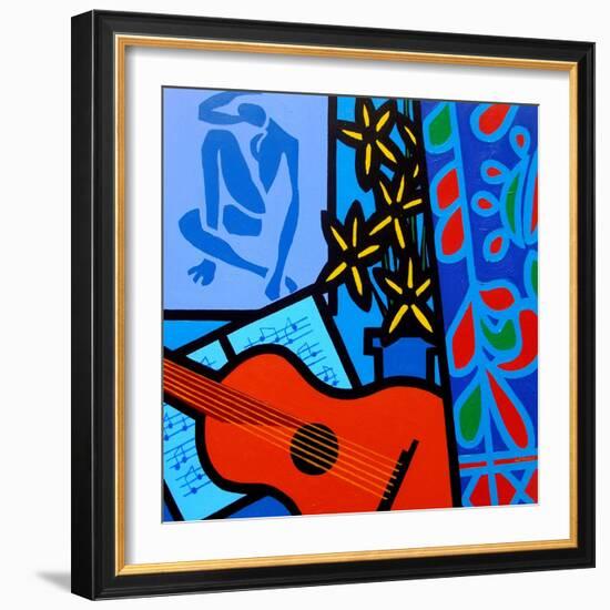 Still Life with Matisse 2-John Nolan-Framed Giclee Print