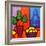 Still Life with Matisse and Mona Lisa-John Nolan-Framed Giclee Print