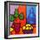 Still Life with Matisse and Mona Lisa-John Nolan-Framed Giclee Print