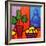 Still Life with Matisse and Mona Lisa-John Nolan-Framed Giclee Print