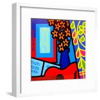 Still Life with Matisses Verve-John Nolan-Framed Giclee Print