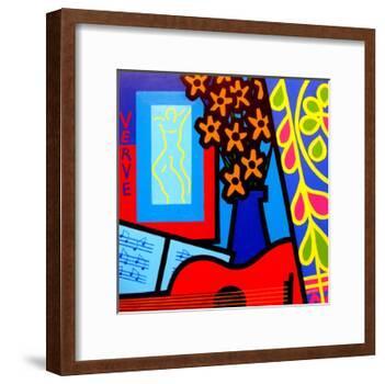 Still Life with Matisses Verve-John Nolan-Framed Giclee Print